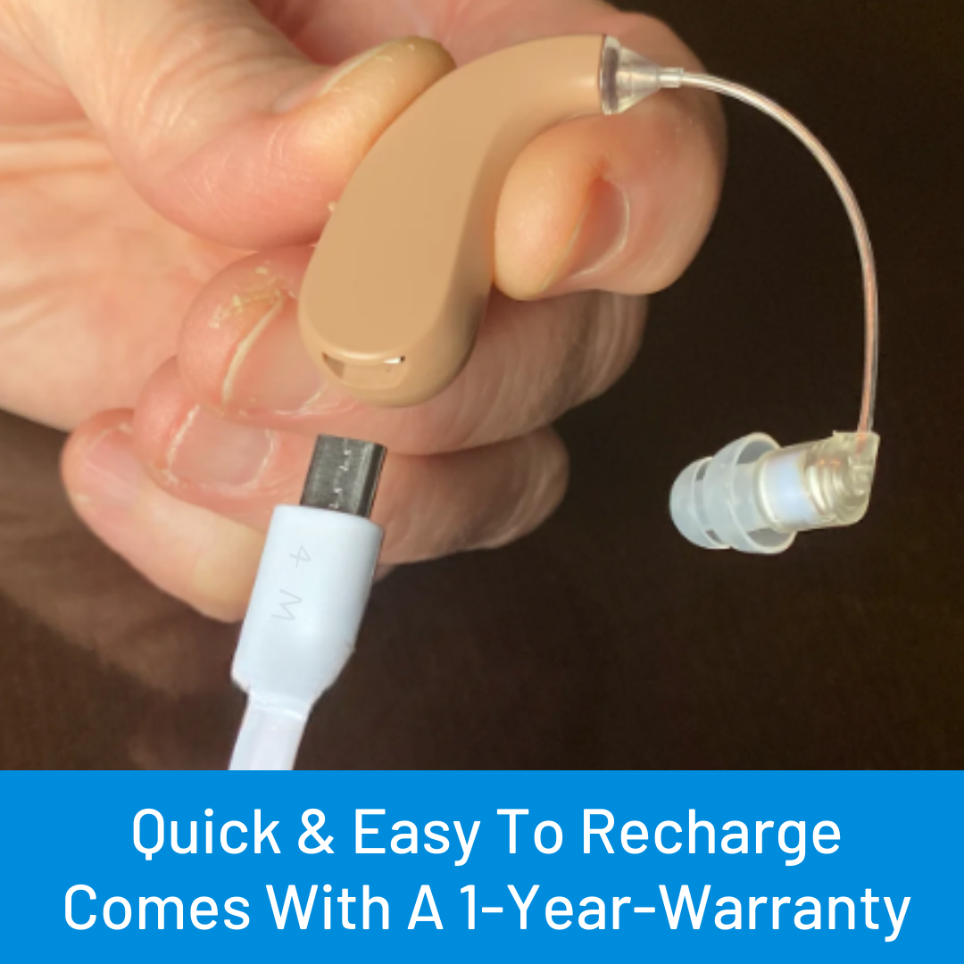 BTE Rechargeable Hearing Aids (Pair of 2)