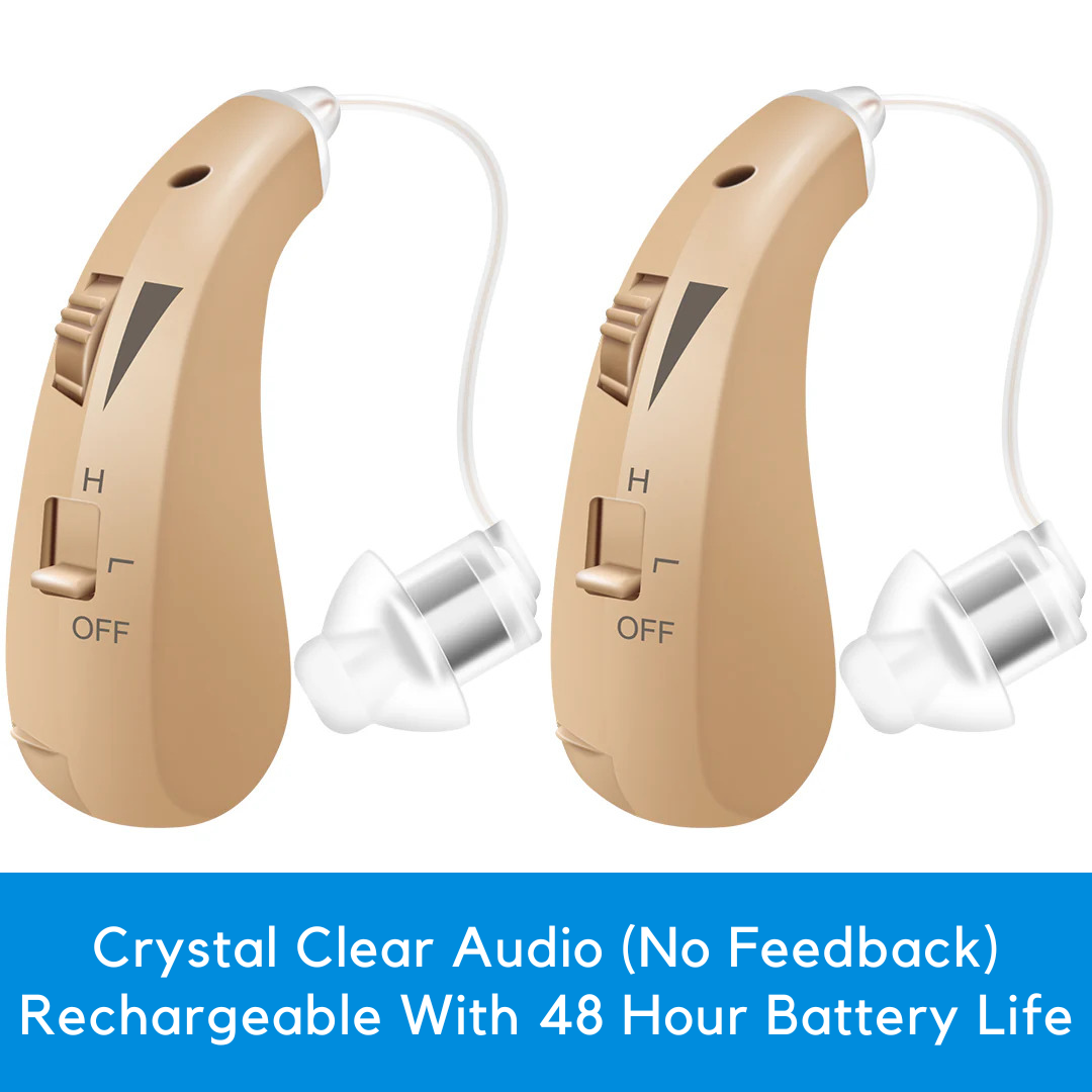 BTE Rechargeable Hearing Aids (Pair of 2)